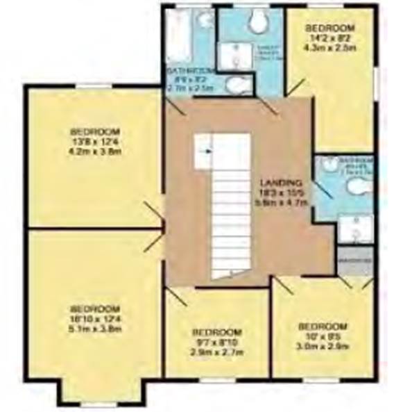 A floor plan of a house

Description automatically generated