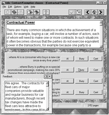 Figure 2: Screenshot of example from Iolis page from Workbook on Exemption Clauses